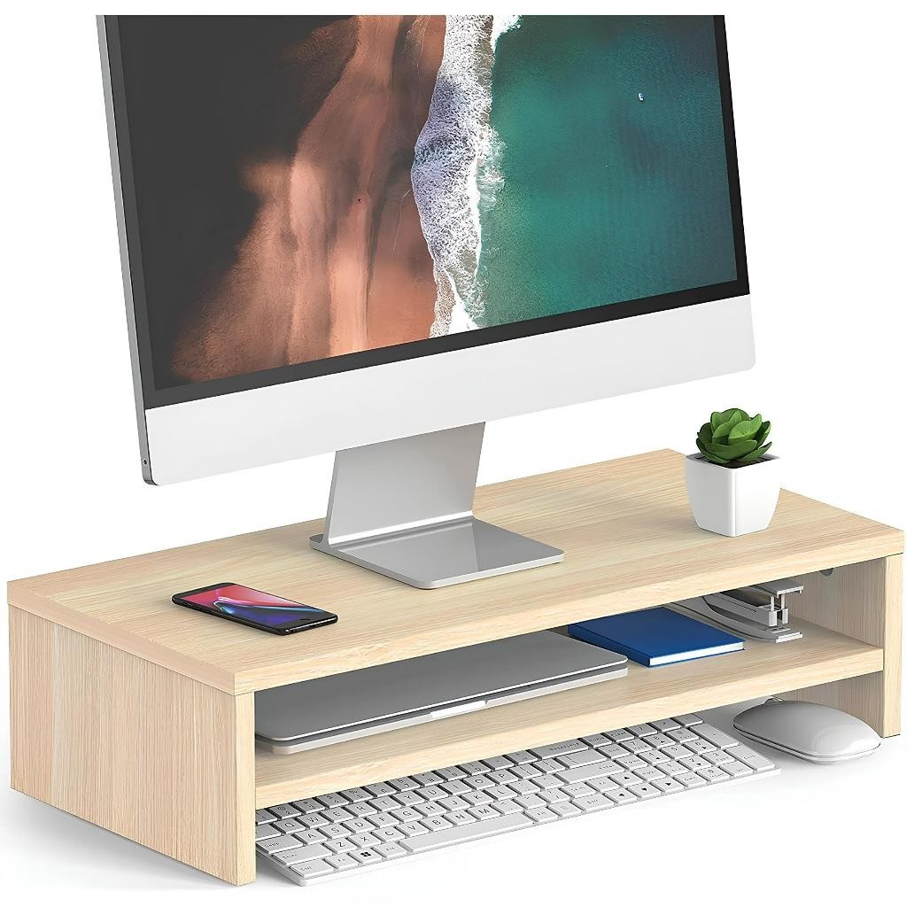 Suporte para Monitor Mdf 37cm Home Office Mesa Gam