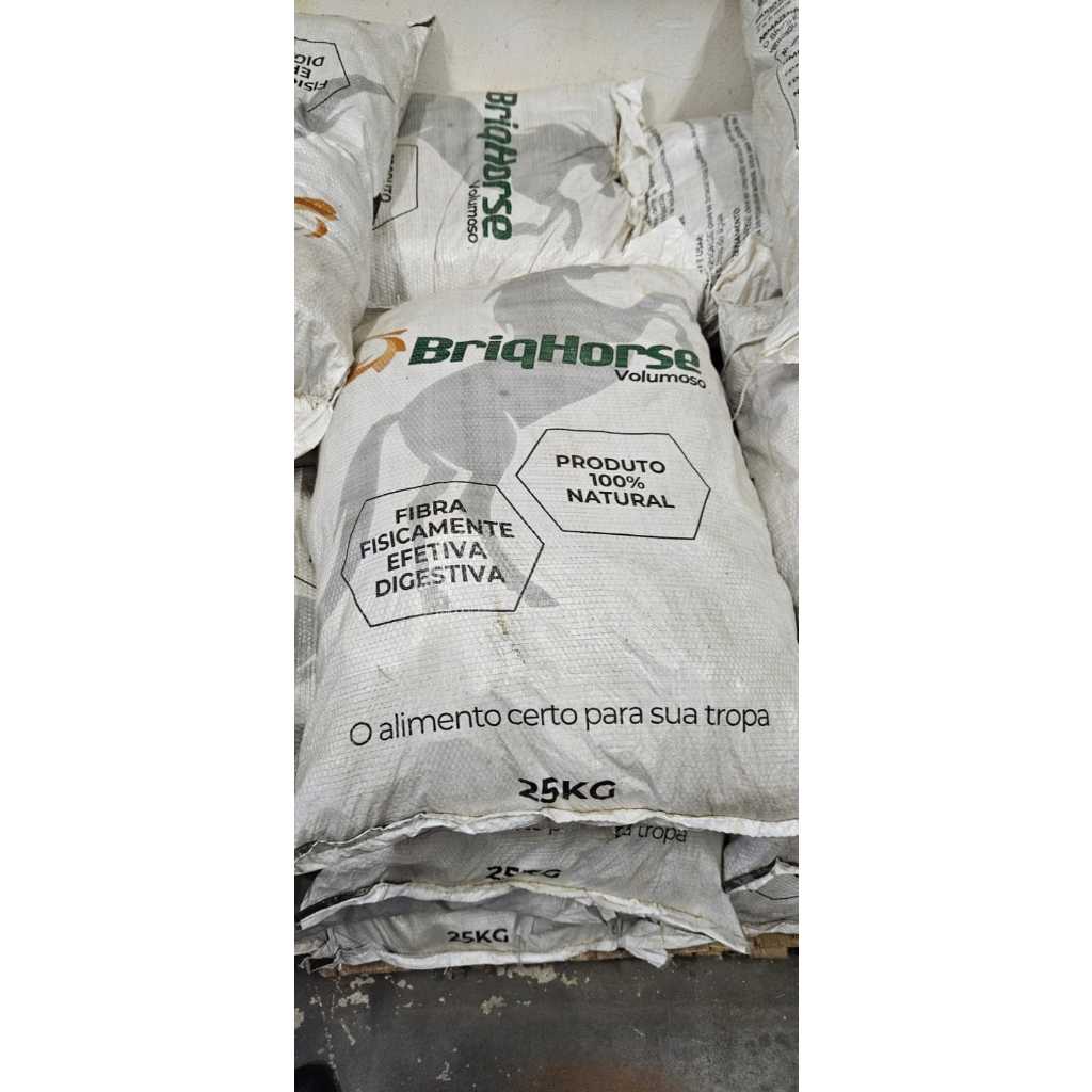 BriqHorse Volumoso Alimento Para equinos 100% natu