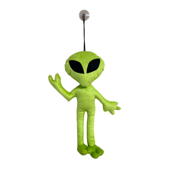 Alienígena ET de Pelúcia 40cm Verde Com Ventosa