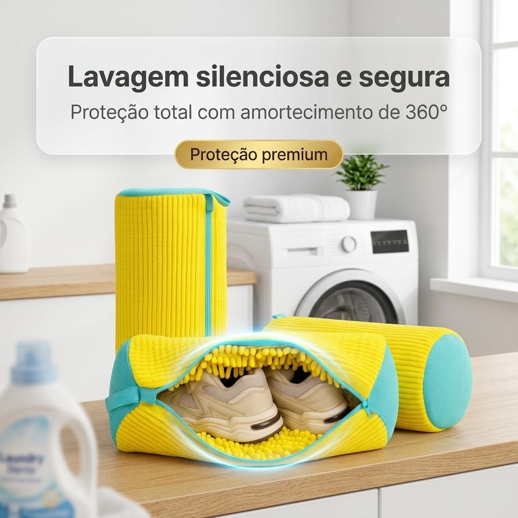 Bolsa de Lavar Tênis Sapatos Malha Lavanderia Ant