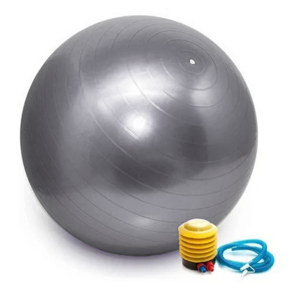 Bola de Pilates Suíça 65cm Treino Funcional Yoga