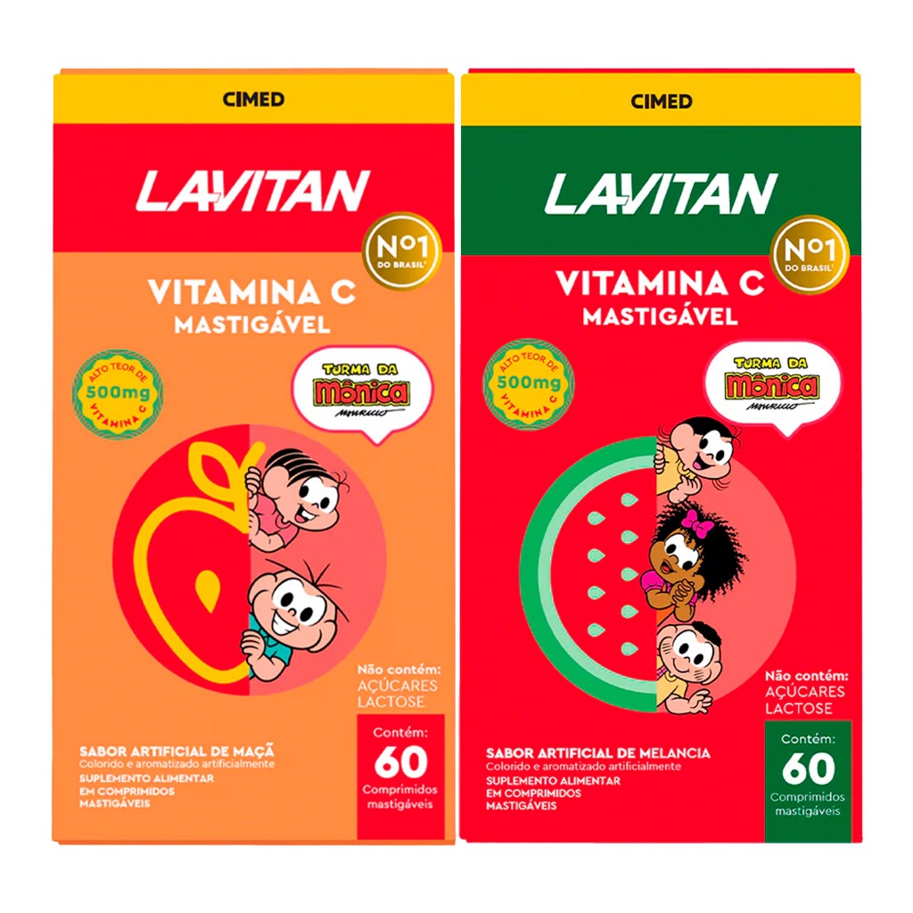 Lavitan Vitamina C Turma da Mônica Sabores com 60