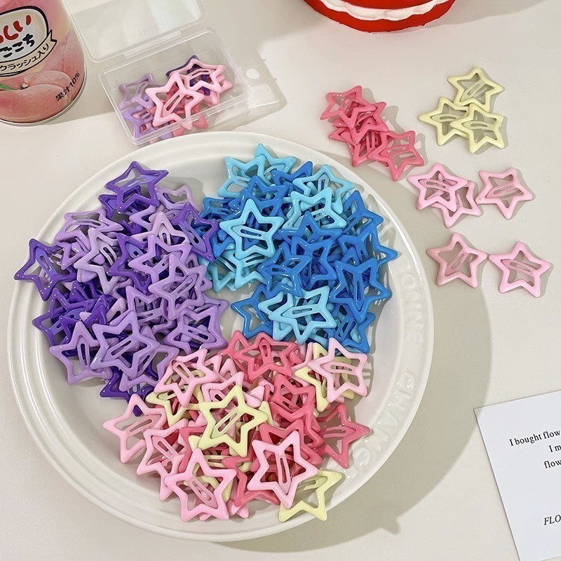 Pote 10/40/100 Peças Grampos De Cabelo Com Estrel