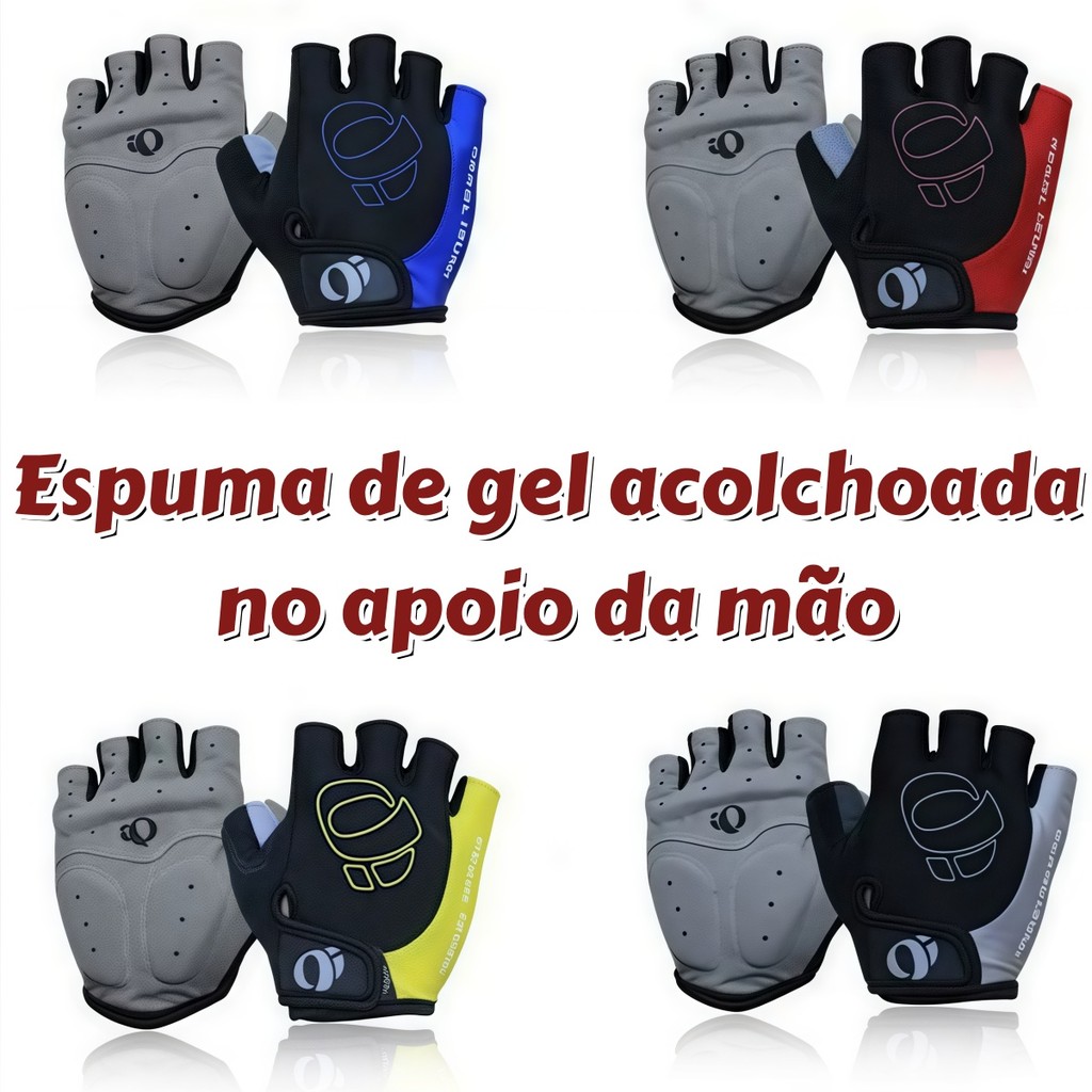 Luva Ciclismo masculino,luva de bike meio dedo Com