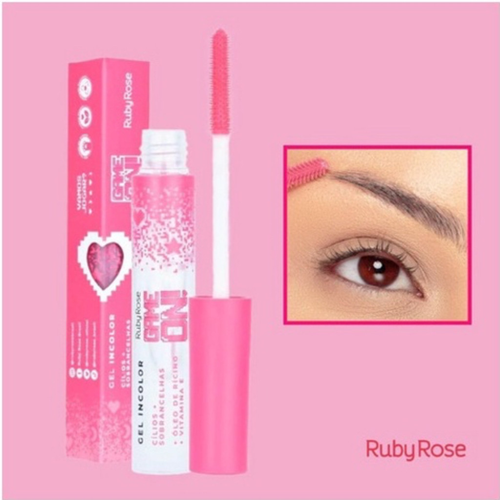 Gel Incolor Para Cílios e Sobrancelhas Ruby Rose