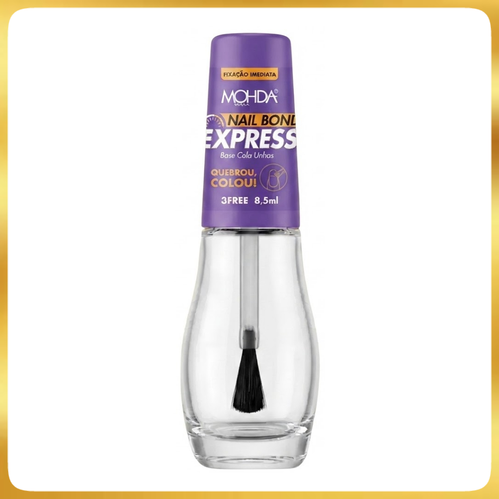 Base Nail Bond Express Mohda Cola Unha Fixação I