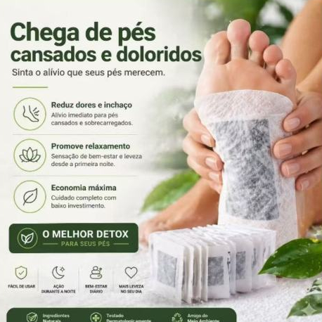 Kit ate 50 Almofada kino para o Pé Para Alívio d