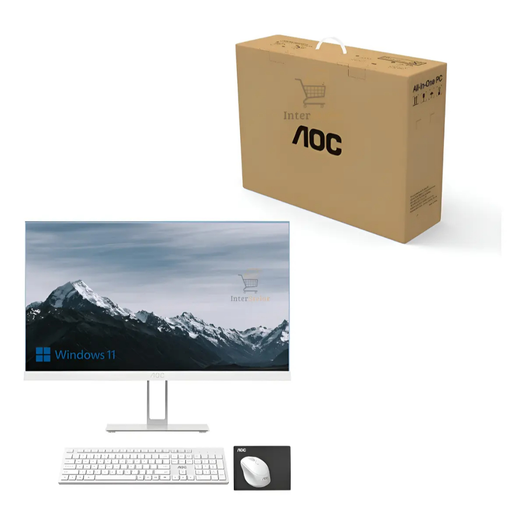 All In One Computador Aoc 128GB SSD+500GB HDD  Tel