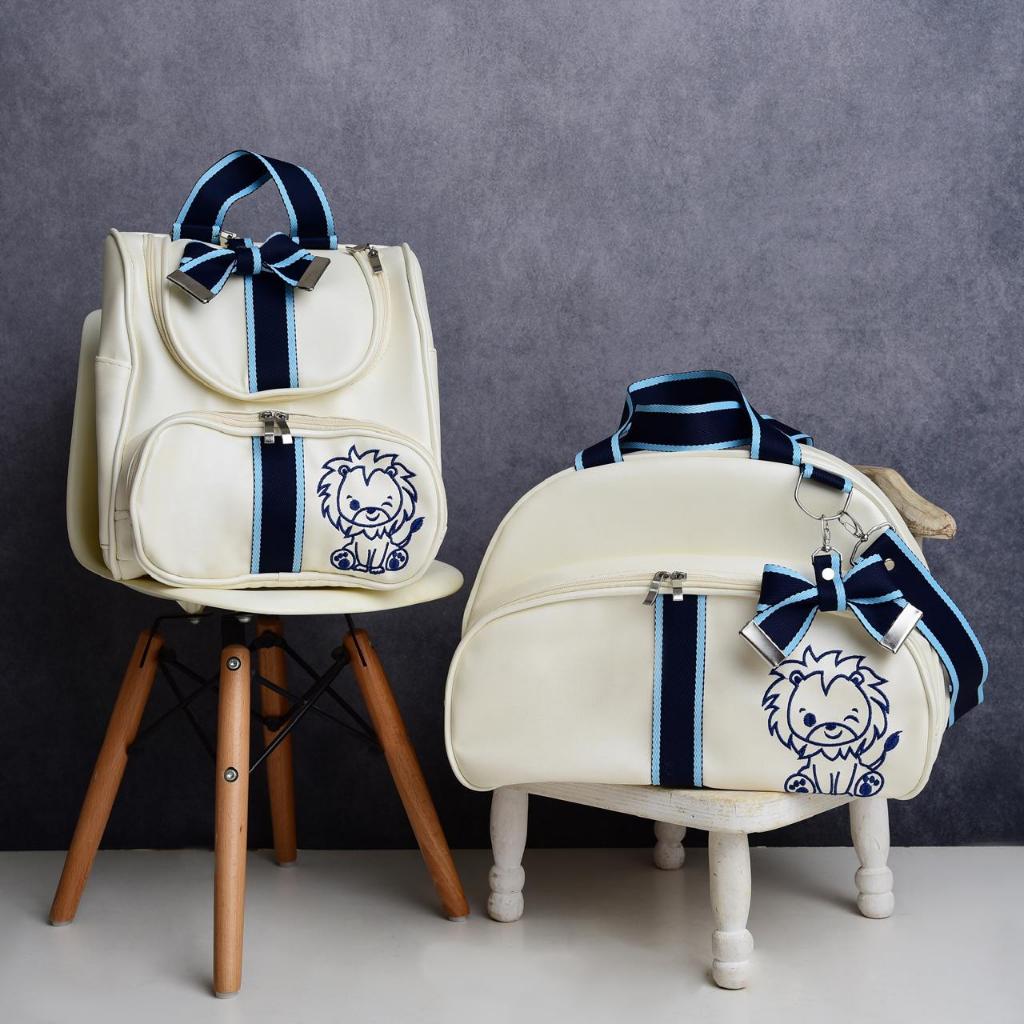 Bolsa Maternidade Kit 2 Peças Mochila 2 Em 1 Conj