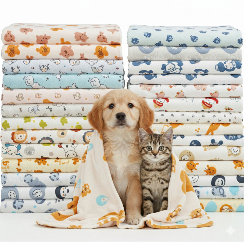 KIT 2 MANTA de Pet Cobertor Mantinha Soft estampad