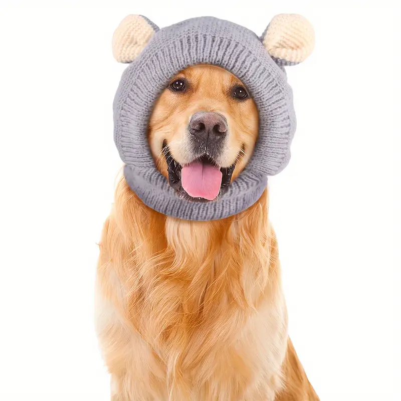 Touca de Inverno para Cães com Orelhinhas  Quenti