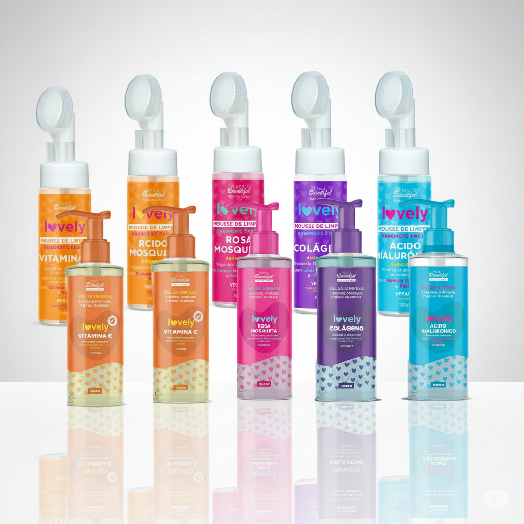 Kit Dupla de Limpeza  Gel Facial + Sabonete Mousse