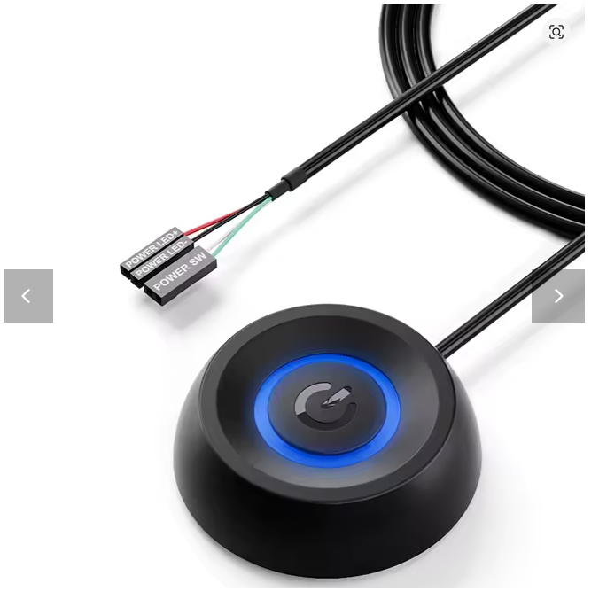 Botão Power Externo para PC  Liga/Desliga com LED