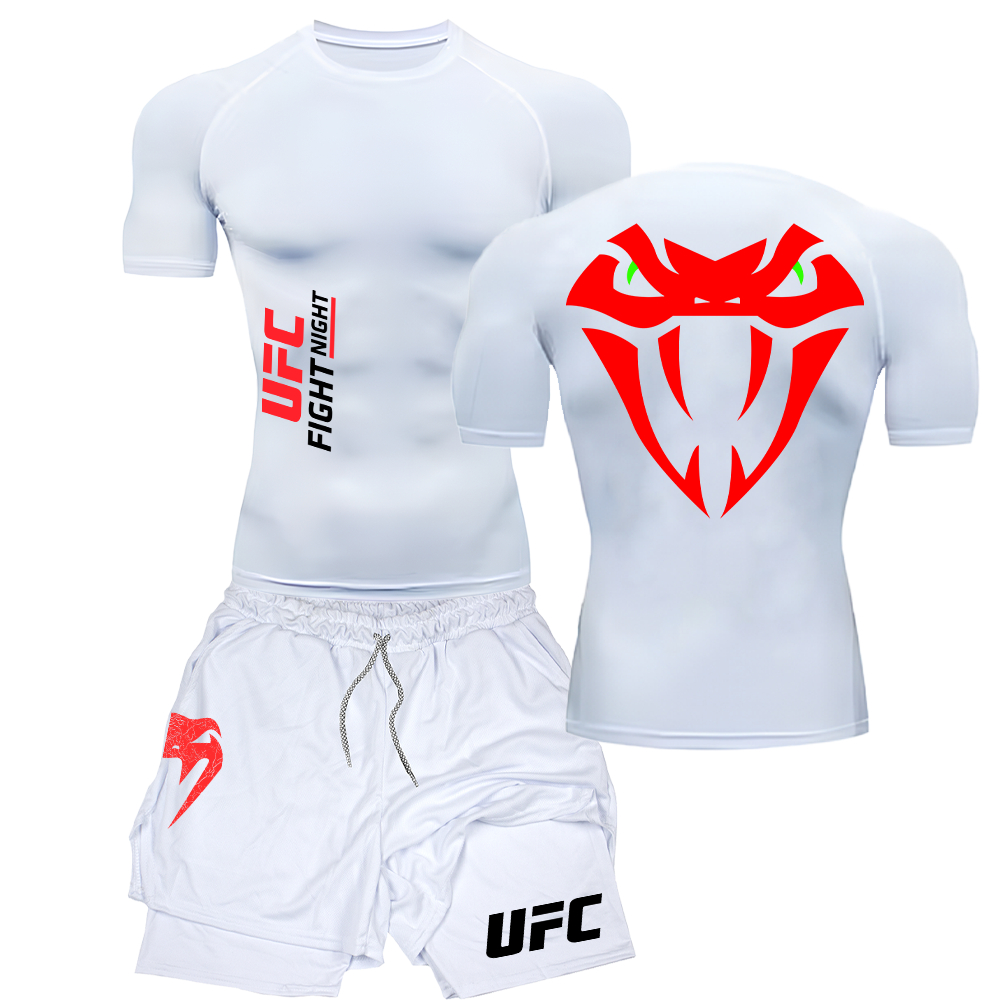 Kit Camiseta Compressão e Short compressão 2 Em 