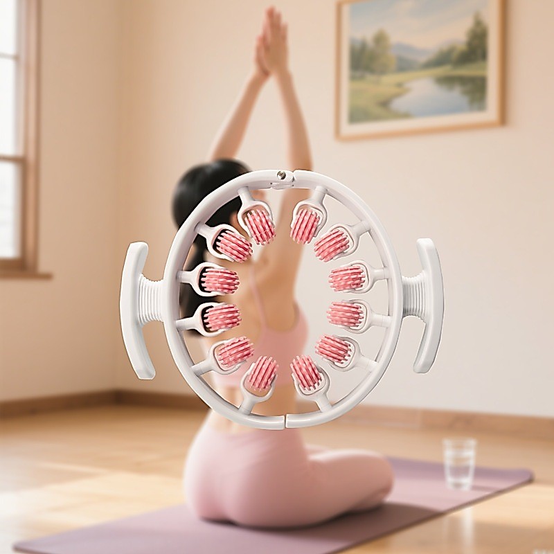 Massageador de Pernas Multiuso com 12 Rolos 360° 
