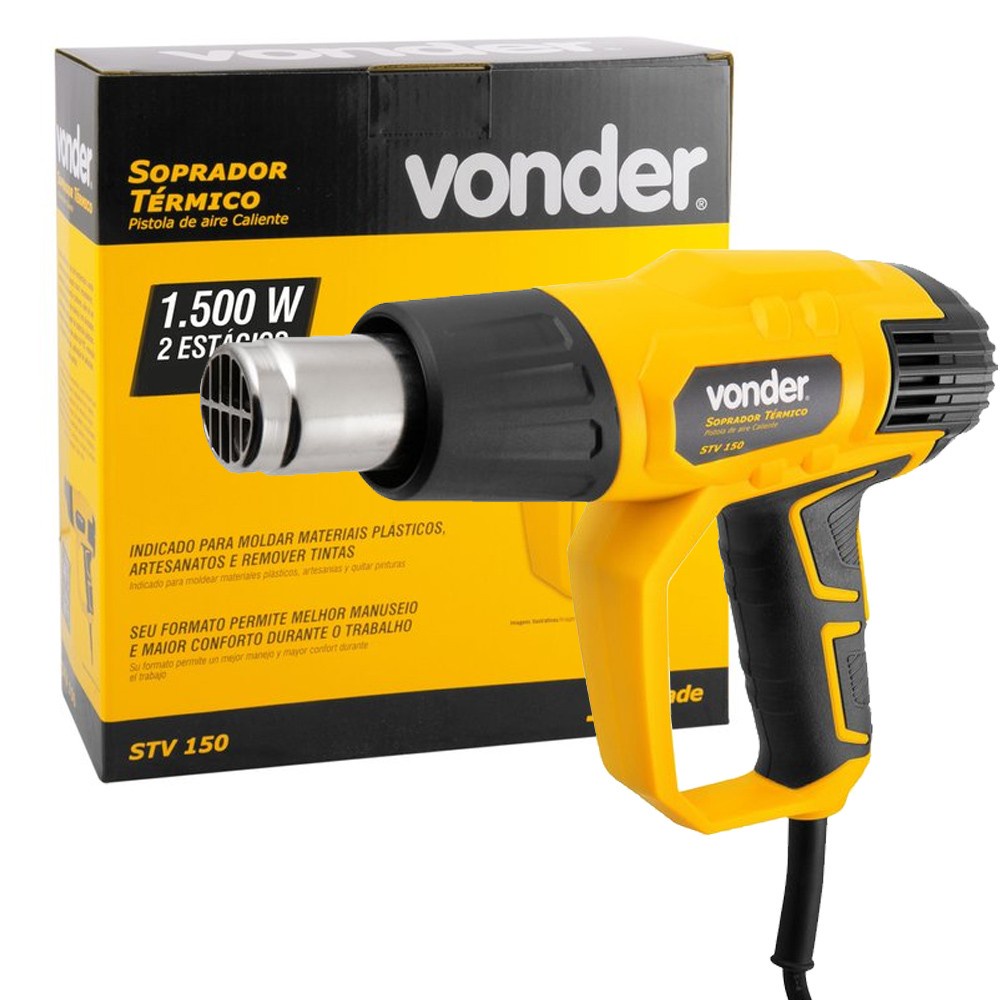 Soprador Térmico Vonder STV150 110V ou 220V Com 4