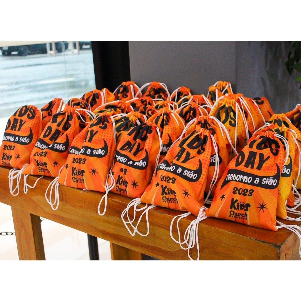 Kit 20/30/40/50 Mochilas Personalizadas a seu gost