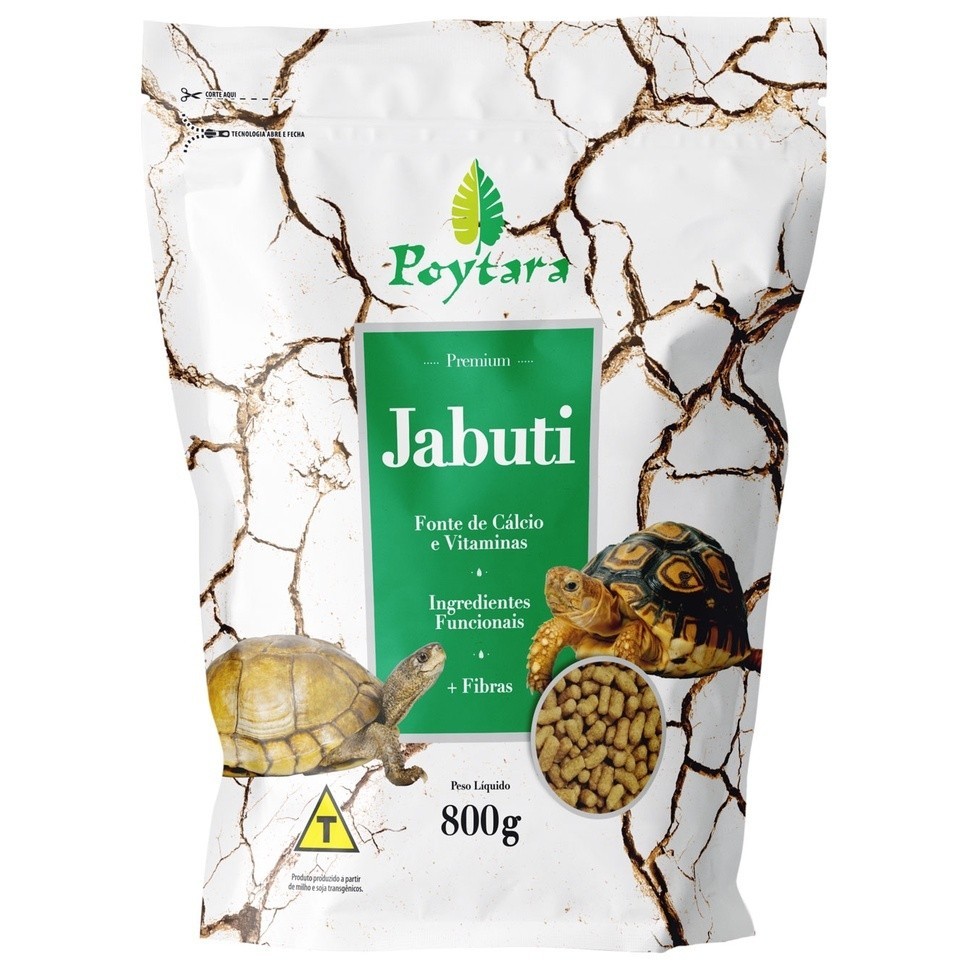 Ração Poytara Jabuti Premium Para Répteis Terre