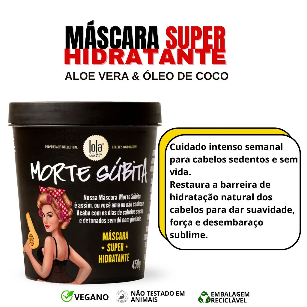 Morte Súbita Lola Máscara Super Hidratante 450g