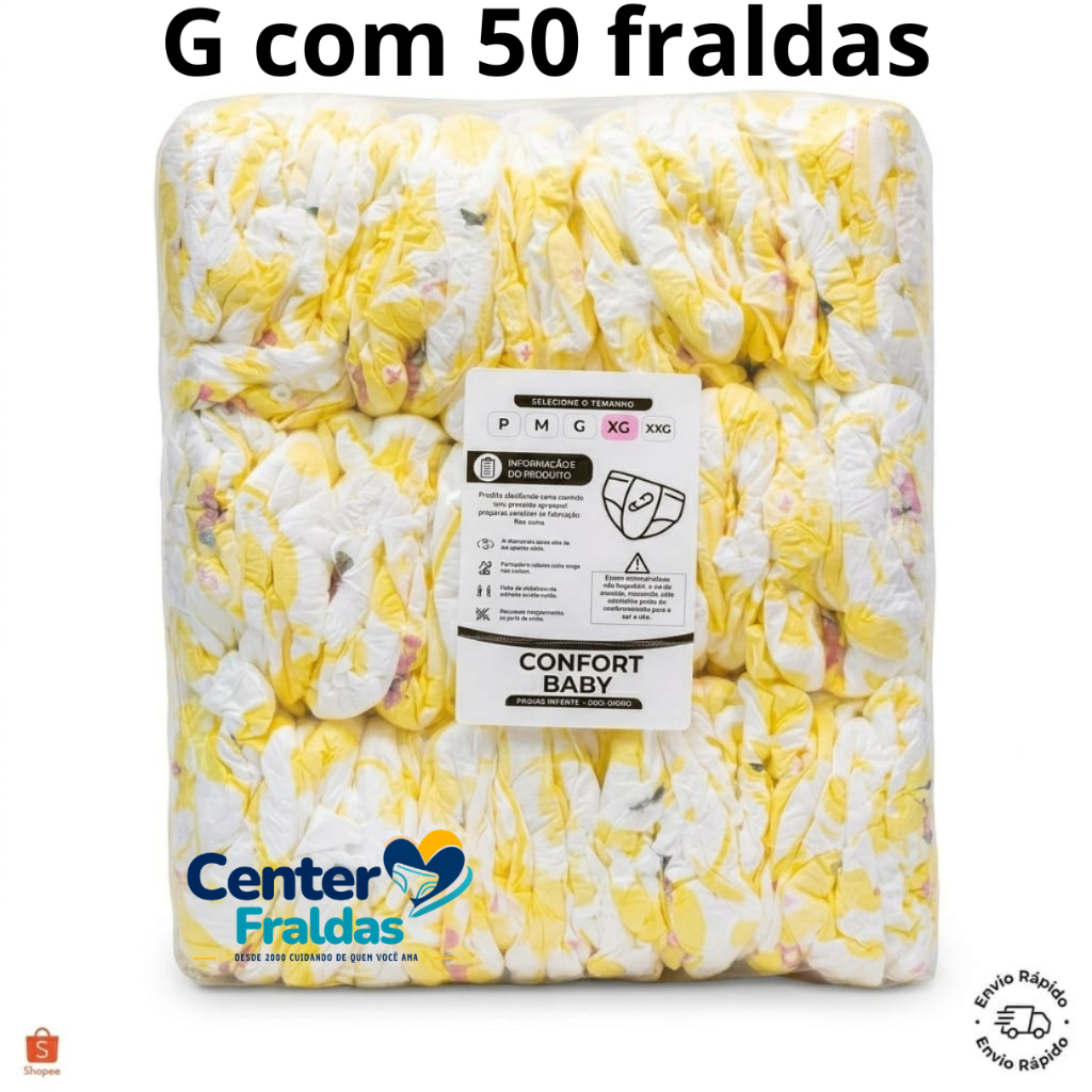 Fralda Infantil 2. Segunda Linha Confort Baby DIRE