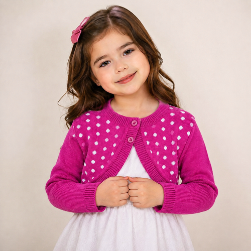 Casaquinho Bolero Infantil Feminino Menina Tricô 