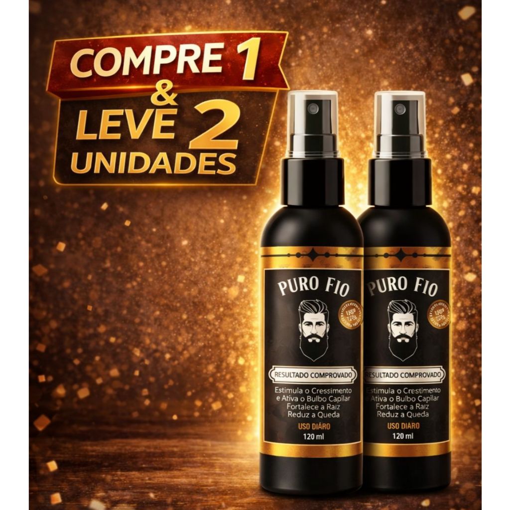 kit 2 x Pro Barber Capilar Puro Fio 120ml|Crescime