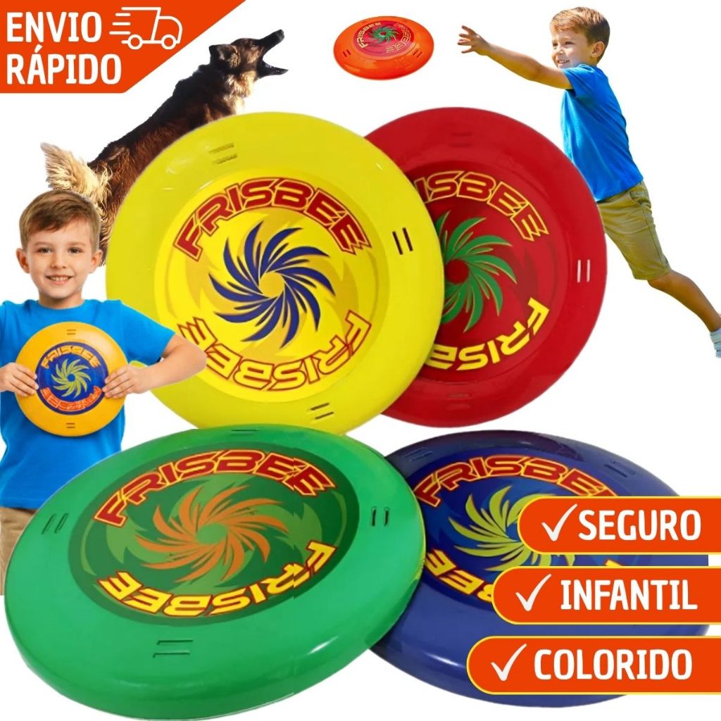 Frisbee Brinquedo Bumerangue Infantil Disco Praia