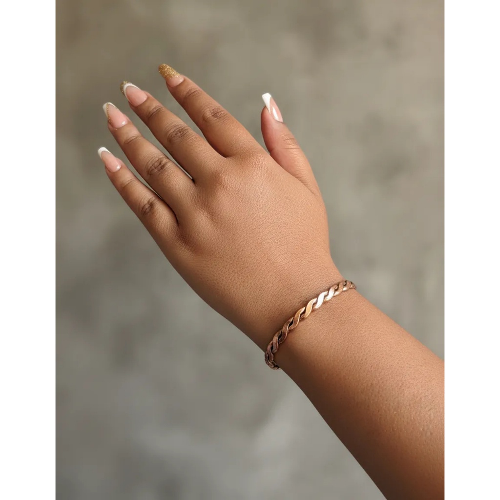 Pulseira de Cobre Trança Vital