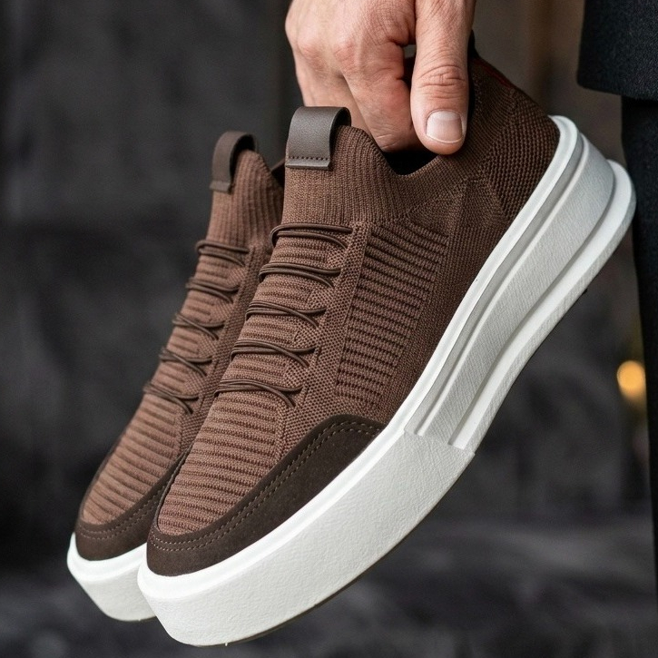 Tênis Sapatênis Masculino Knit Confortável Resp