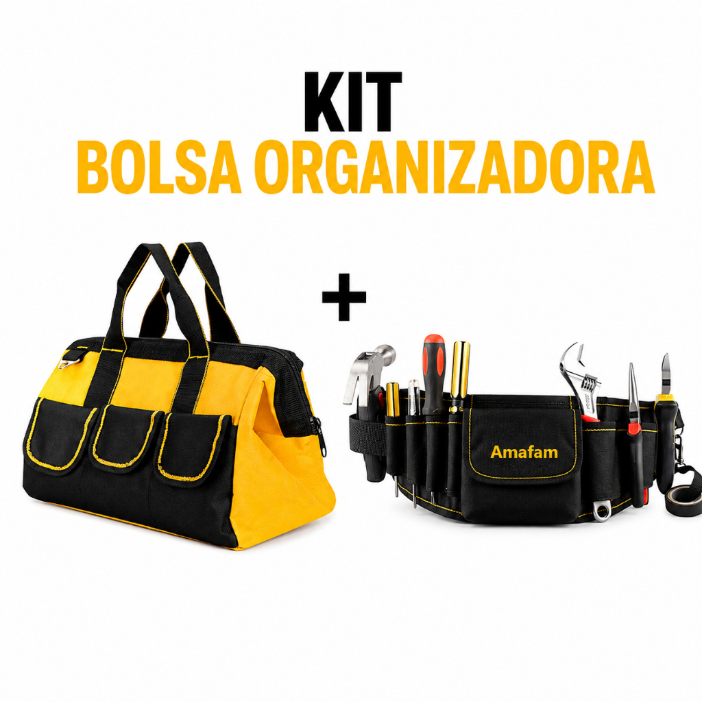KIT Bolsas para Ferramentas Impermeável Reforçad