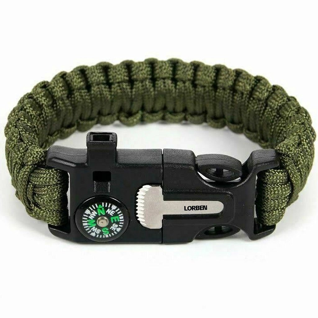 Pulseira  Sobrevivência Lorben Bracelete Emergên