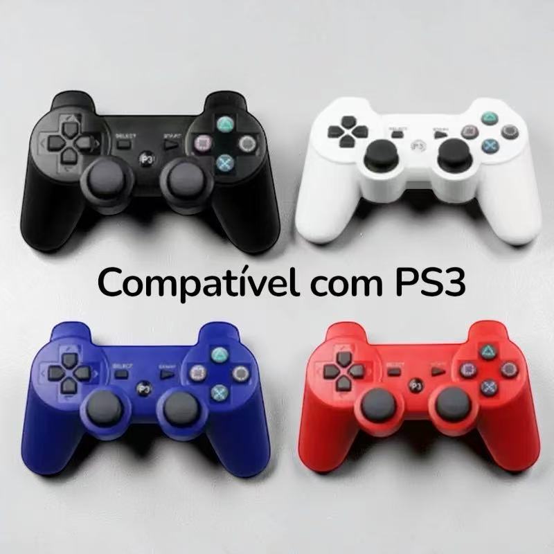 Controle sem fio Compatível com PS3 ,Celular e Wi