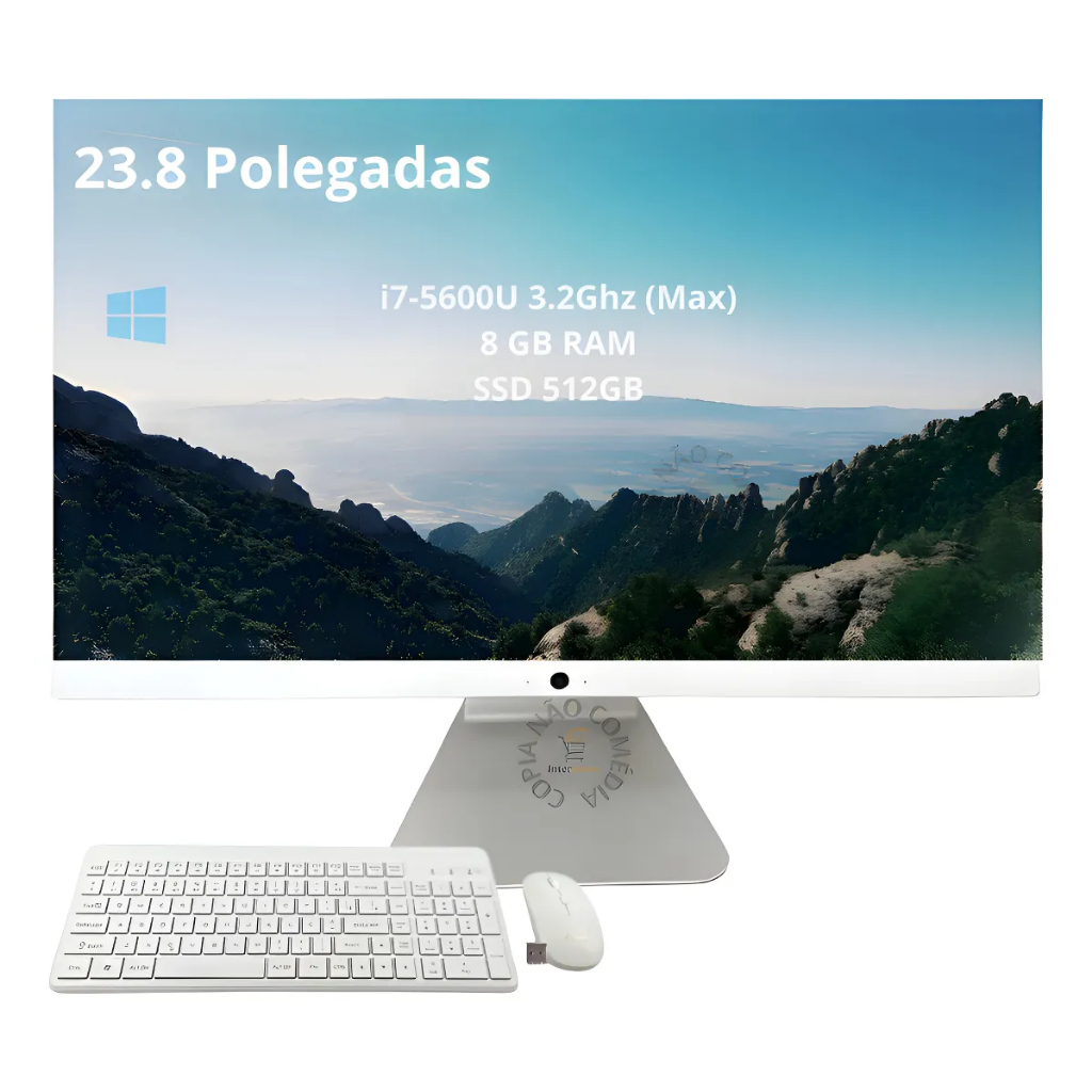 Computador All In One I7 Tela 23.8 Ssd 512gb + Tec