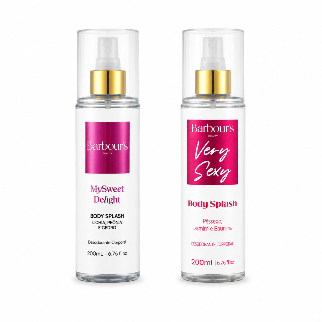 Kit 2 Body Splash Barbours My Sweet Delight e Very