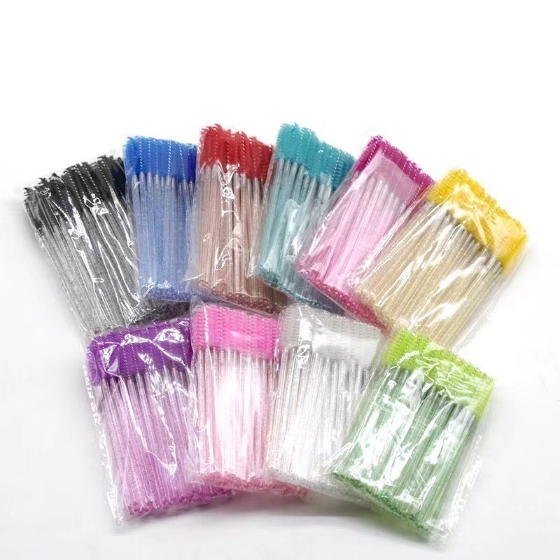 KIT 600 unidades escovinhas com glitter e sem Glit