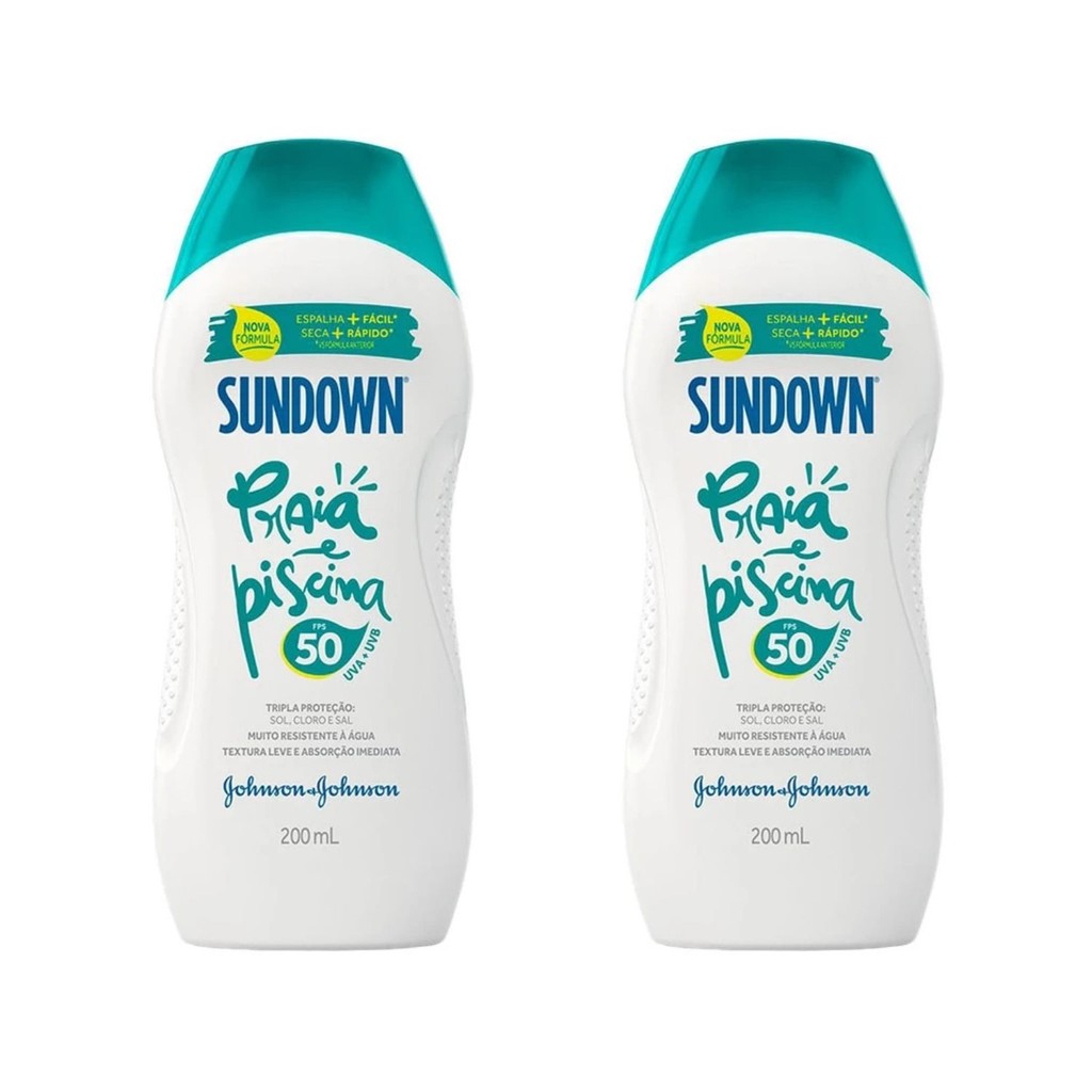 Kit 2 Protetores Solar Sundown Corpo/Rosto fps50 2