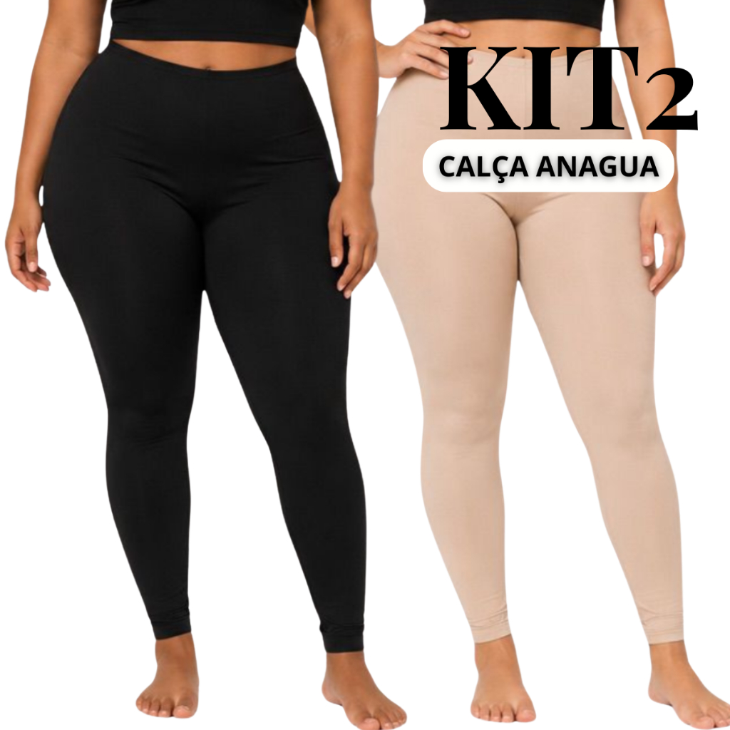 KIT 1 ou 2 Calça Anágua Segunda Pele Para o Frio