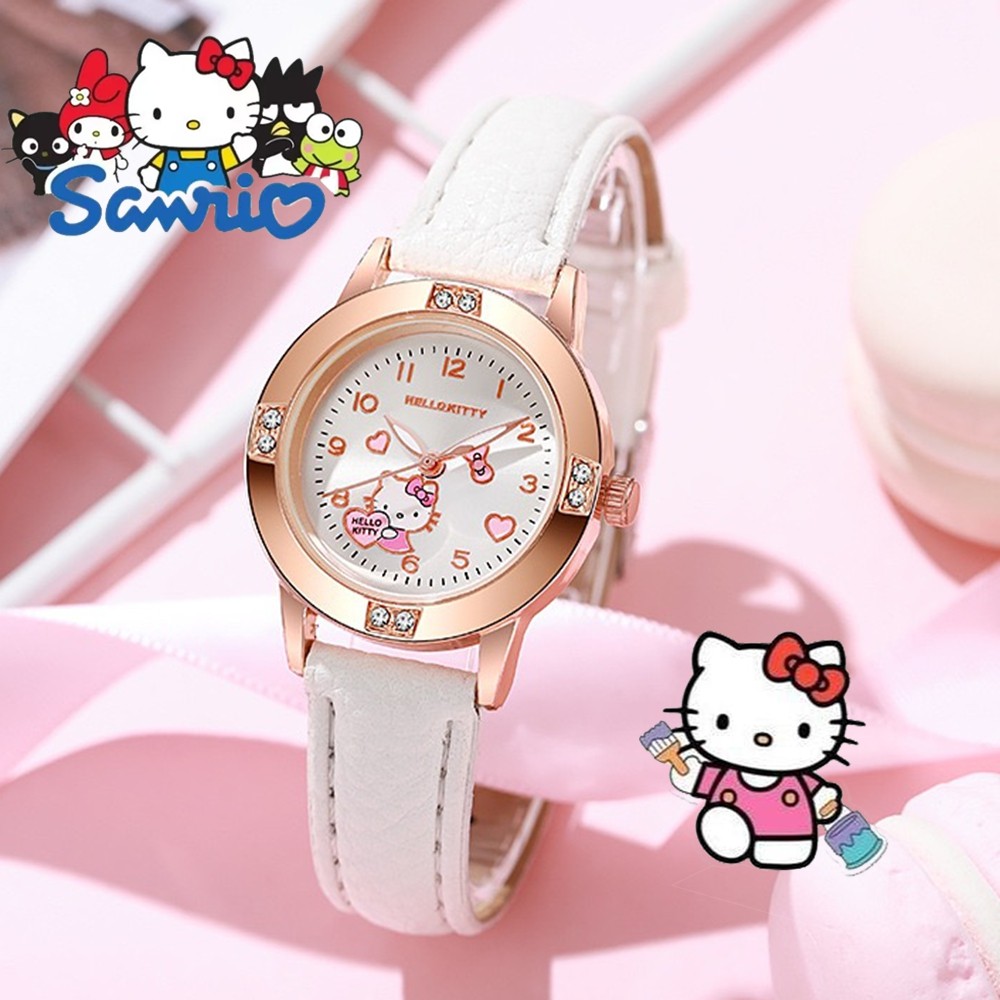 Sanrio Hello Kitty Kuromi Relógios Bonitos Desenh