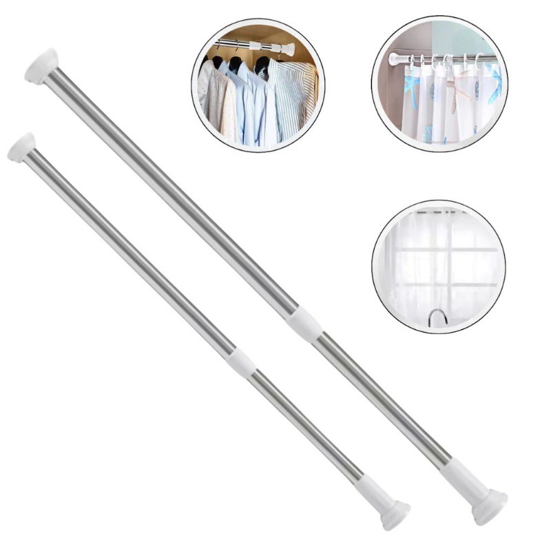 Varão Extensível Multiuso 70-200cm Para Box Banh