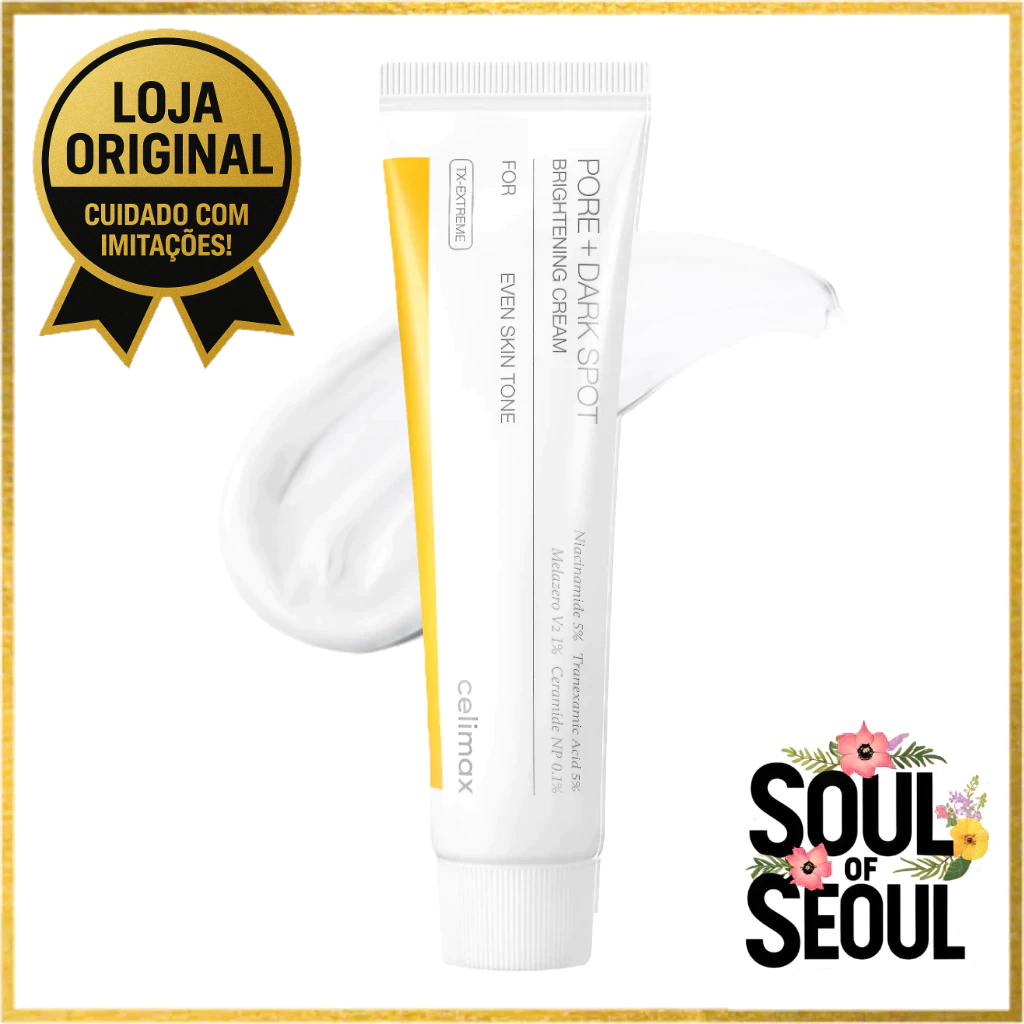 celimax PORE + Creme Iluminador De Manchas Escuras
