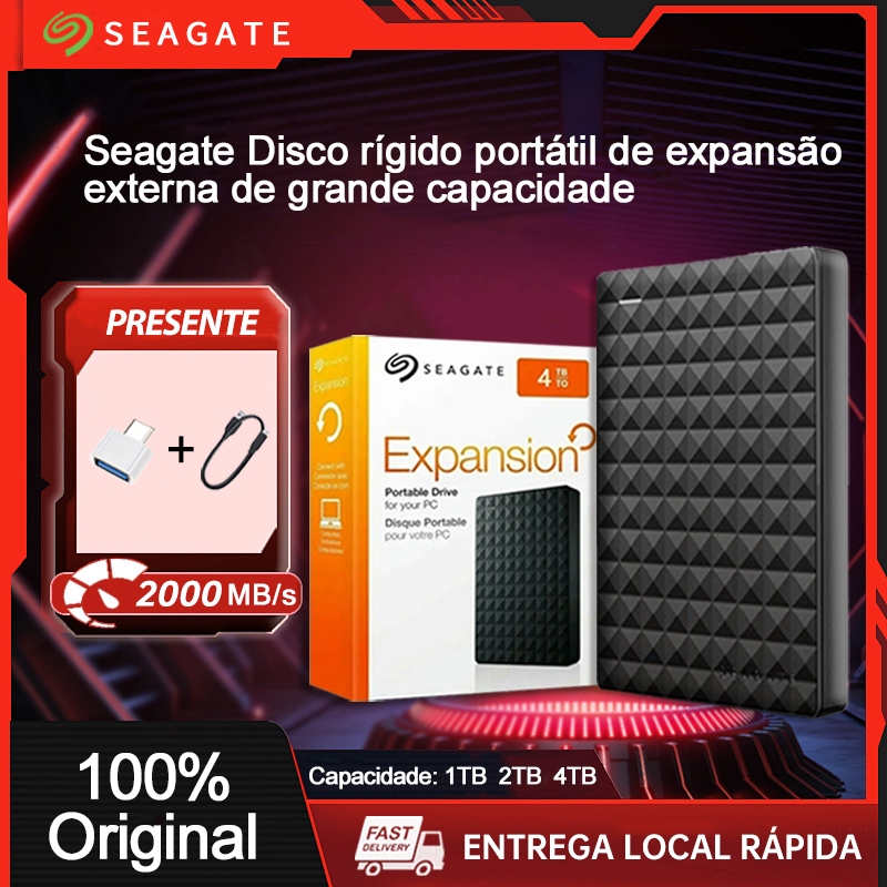 Seagate Disco Rígido Hd Externo 1tb 2tb 4tb Grand