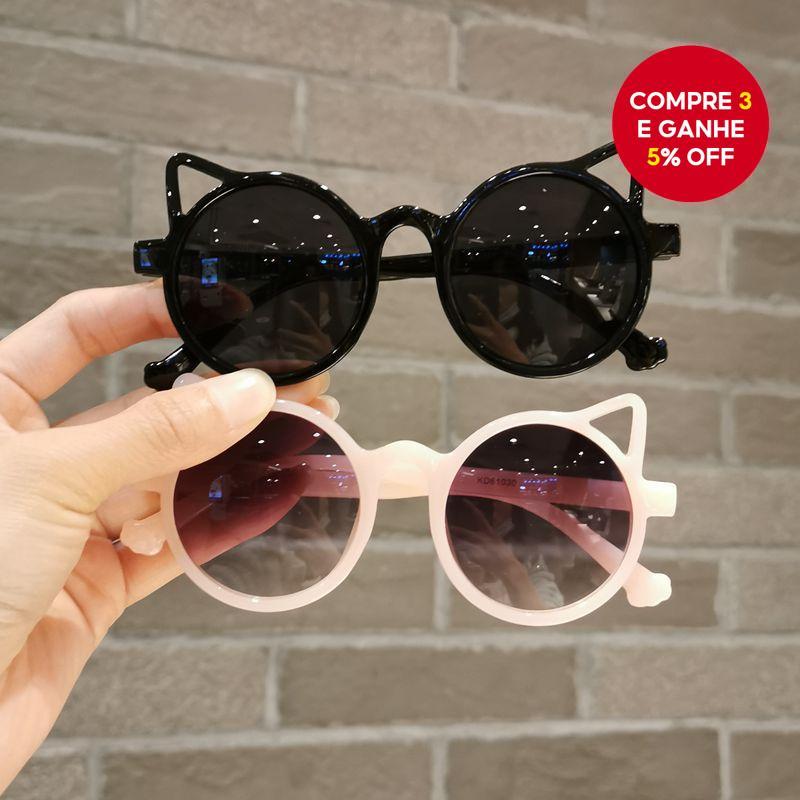 Óculos De Sol Com Orelha De Gato Fofos Para Bebê