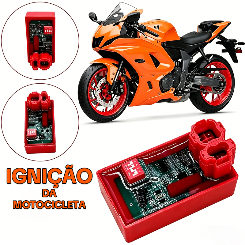 Interruptor de Ignição AC CDI 6 Pinos Ajustável
