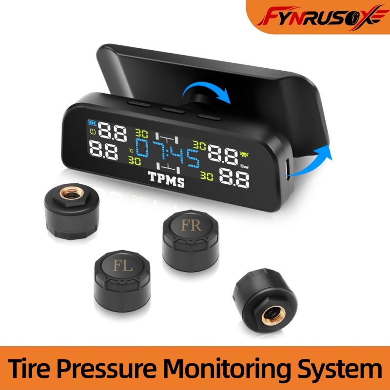 Monitor De Pressão Dos Pneus TPMS Para Carro Inte