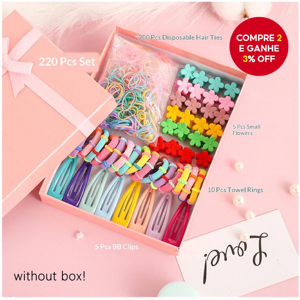 Grampos De Cabelo Em Cores Doces , Corda , Suporte