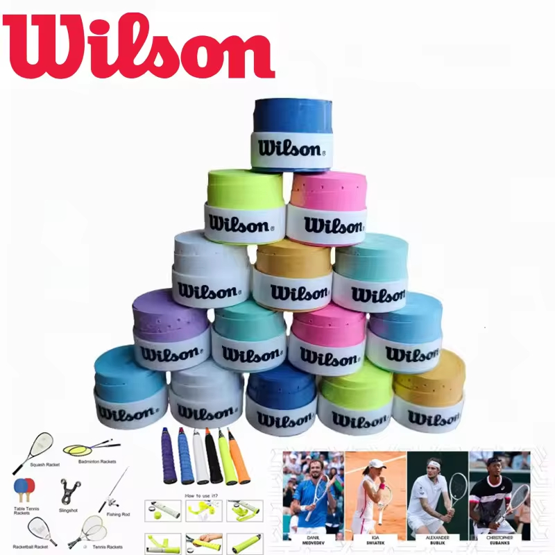 Wilson 12 Pçs Raquete De Tênis Overgrip Suor Ban