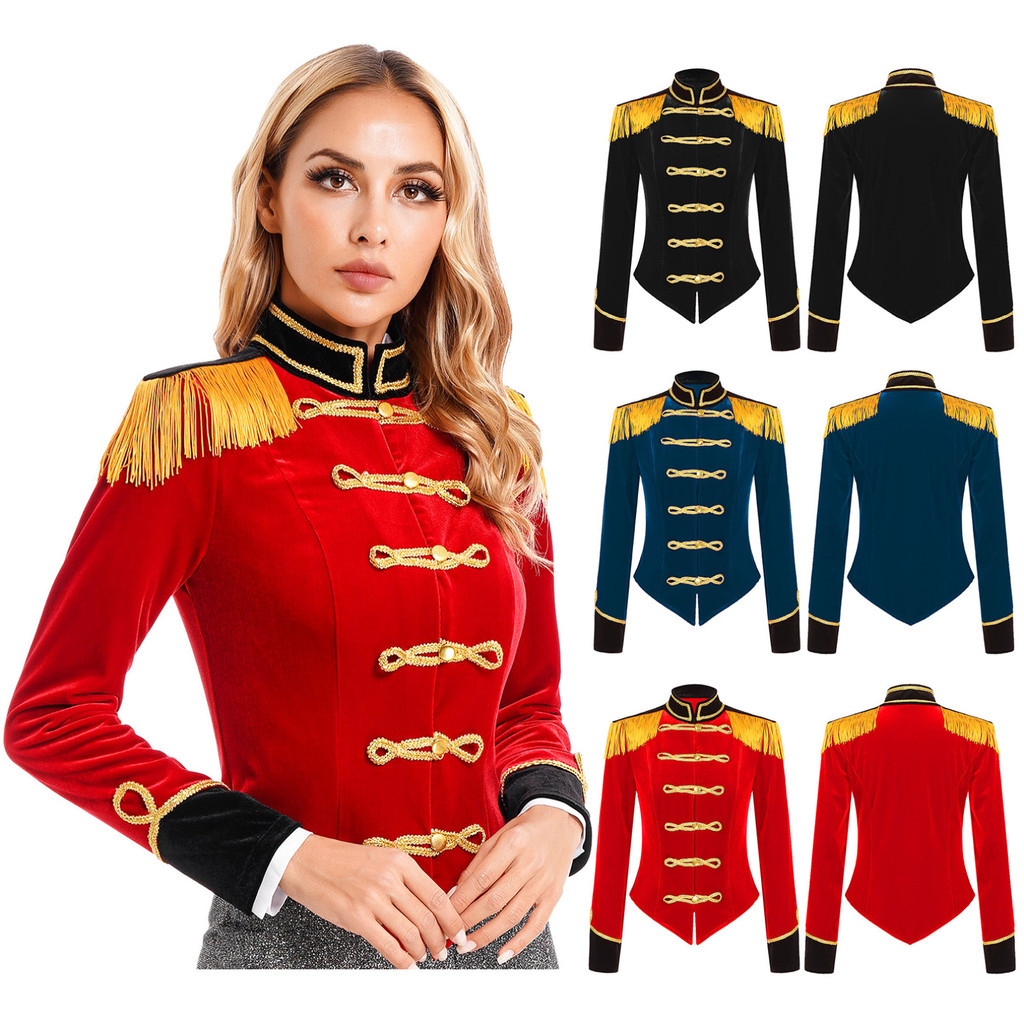 MSemis Womens Circus Ringmaster Costume Halloween 