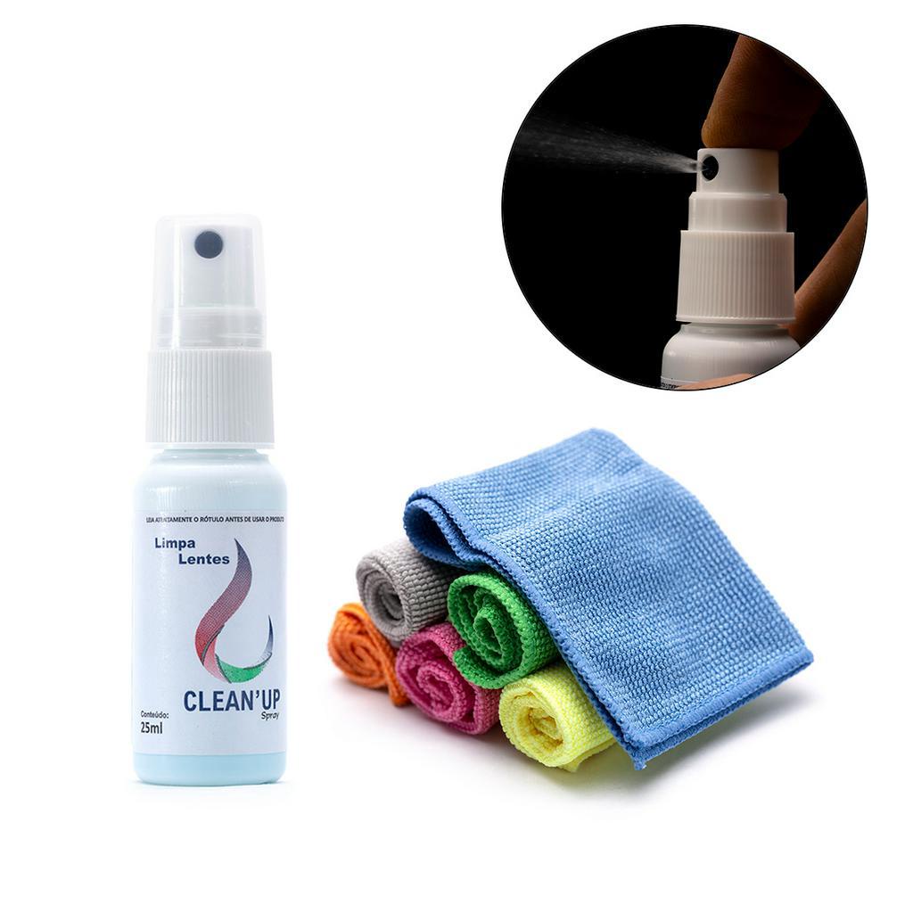 Kit 3 Limpa Lentes e Telas + 3 Lenço Microfibra M