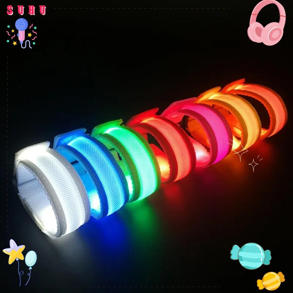 SUHU Pulseira Esportiva , Luminosa LED Com Barra A
