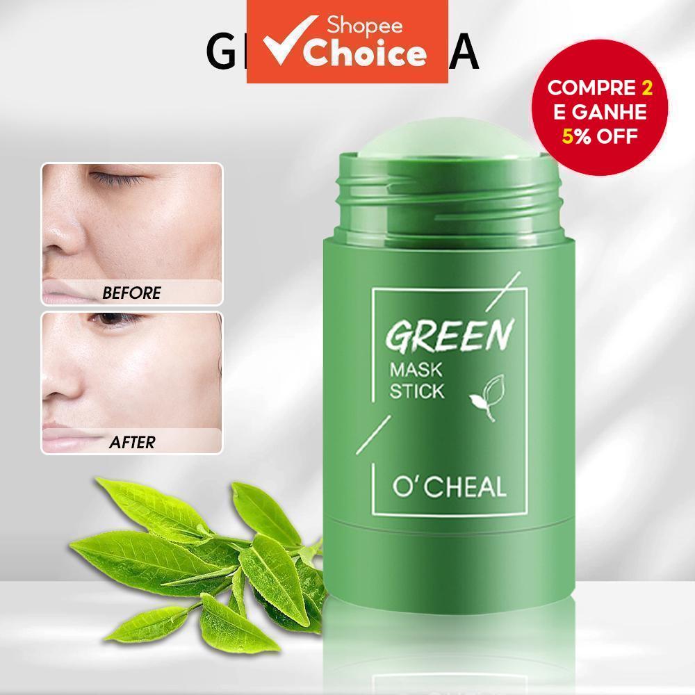 Máscara Sólida de Limpeza com Chá Verde: Másca
